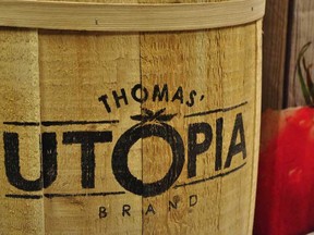 Thomas Canning won an award for its marketing which includes its new logo of Utopia products.