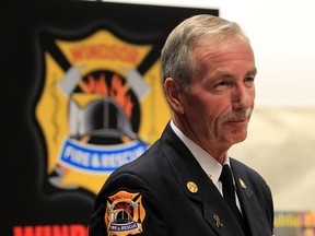 Windsor Fire Chief Bruce Montone in a 2013 file photo. (Jason Kryk / The Windsor Star)