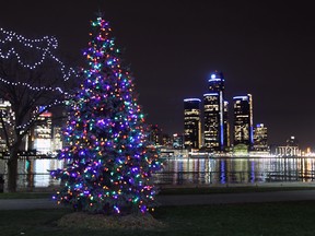 In this file photo, the Christmas lights are lit up in Dieppe Park in Windsor on Monday, Dec. 2, 2013.            (TYLER BROWNBRIDGE/The Windsor Star)