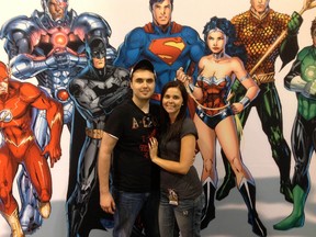 Batman artist Jason Fabok, shown with wife Sarah, will be one of several guests at Christmas Comic Con 3 on Sunday, Dec. 7 from 11 a.m. to 6 p.m. at St. Clair College Centre for the Arts, 201 Riverside Dr. W. (Courtesy of Jason Fabok)