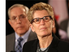 Kathleen Wynne, Ontario Premier, held a press conference at the Chateau Laurier in Ottawa, January 9, 2015. (Jean Levac/ Postmedia News)