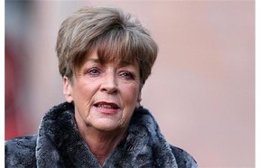 A Jan. 29, 2014 photo from files of TV series Coronation Street actress, Anne Kirkbride, who played Deirdre Barlow. Anne Kirkbride has died after a short illness, her husband David Beckett said Monday, Jan. 19, 2015. (AP Photo/PA, Peter Byrne)