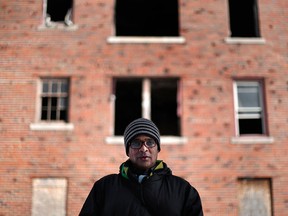 In a photo from, Thursday, Jan. 22, 2015, a vacant house in southwest Detroit is shown. On Jan. 6, Adamo Demolition crews were tearing down vacant houses in the neighborhood when they found a middle-aged woman on the second floor of the two-family flat. “There was no power, no heat, no gas,” Adamo superintendent Chris Mathews said. They had the water cut and were coming back the next day to tear it down. “She got a hold of the office and they let me know that all of her stuff was in the upper flat,” The actual number of Detroit squatters is unknown, but a real estate agent told the AP that about 30 percent of more than 100 empty homes she has shown to prospective buyers have had evidence that someone was _ or recently had been _ living inside. (AP Photo/Carlos Osorio)