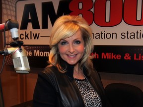 Local radio personality, Lisa Williams, is back behind the microphone at the AM800 station on January 26, 2015. (NICK BRANCACCIO/The Windsor Star)