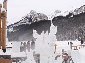 The Ice Magic Festival at Lake Louise opens with the International Ice Carving Competition and a Wonders of the World theme.