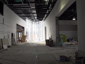 The former first floor of the Art Gallery of Windsor at 401 Riverside Dr. West as work continues to renovate it as the city's new community museum. (Image via City of Windsor)