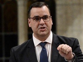 Industry Minister James Moore said financial assistance for manufacturers will be announced when the federal budget is rolled out later this month.
(THE CANADIAN PRESS/Sean Kilpatrick)