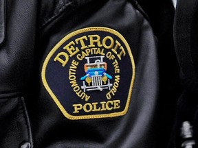 The badge of the Detroit Police Department is shown in this Dec. 2013 file photo. (Steve Perez / Detroit News)
