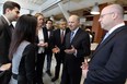 Reza Moridi, Minister of Research and Innovation, tours the EPICentre during the opening at the University of Windsor in Windsor on Tuesday, January 20, 2015.       (TYLER BROWNBRIDGE/The Windsor Star)