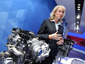Dianne Craig, president and CEO, Ford Motor Company of Canada, is photographed at the North American International Auto Show at Cobo Hall in Detroit, Michigan on Monday, January 12, 2015.    (TYLER BROWNBRIDGE/The Windsor Star)