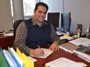 Amherstburg Chief Administrative Officer John Miceli in his office Jan. 9, 2015. ( JULIE KOTSIS/The Windsor Star)