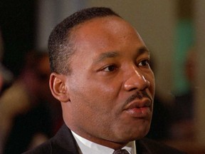 This Oct. 24, 1966 file photo shows Dr. Martin Luther King Jr. in Atlanta. (Associated Press files)