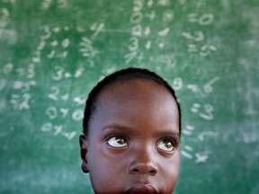 A young boy from the village of Deppe attends the school that the Windsor group Hearts Together For Haiti has establish. The school is run by Jo Barbosa.(FILES/The Windsor Star)