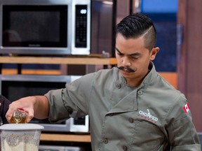 John Alvarez, chef at Sushi Guru in Windsor, is one of three local chefs competing in the second season of Chopped Canada on the Food Network. (Courtesy Paperny Entertainment / Food Network)