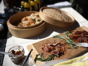 Pieces of brescaola and coppa is cured by Mark Dutka, who owns Hung Handcrafted Charcuterie.  (DAX MELMER / Windsor Star files)