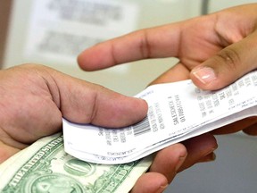 Even the paper receipts customers get at purchase contain BPA. (Julie Jacobson / Associated Press files)