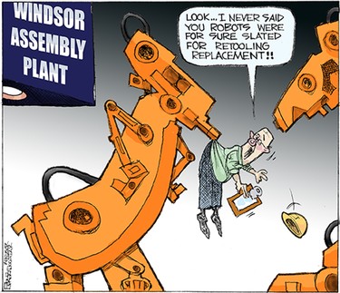 Mike Graston's Colour Cartoon For Wednesday, February 11, 2015