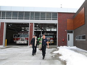 Firefighters at work at Fire Station 2 at Milloy Street and Chandler Road in east Windsor on Jan. 9, 2015. (Nick Brancaccio / The Windsor Star)