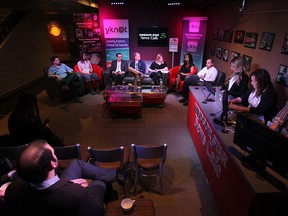 It was a packed house for a panel discussion on youth employment at The Windsor Star News Cafe on Feb. 19, 2015. (Jason Kryk/The Windsor Star)