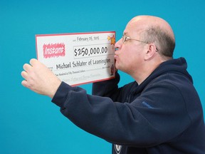 Michael Schlater won $250K playing the lotto.