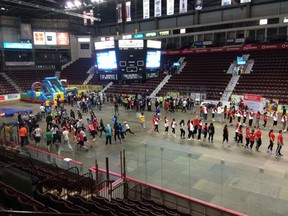 Scores turned out Wednesday for the United Way iClimb's event at the WFCU Centre.