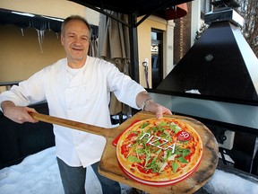 Renato Zavaglia at La Contessa can't wait to fire up his patio pizza oven with some fresh, tasty ideas for his customers now that his oven has been approved by City officials Feb. 25, 2015. (NICK BRANCACCIO/The Windsor Star)