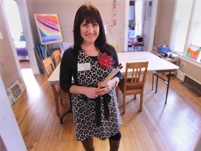 Danah Beaulieu, founder and owner of Art Indeed is shown at her Windsor, ON. art studio. She offers holistic-based programs for children, families, teens, adults and seniors. The organization just received a $10,000 grant. (DAN JANISSE/The Windsor Star)