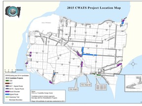 County Wide Active Transportation System locator map. (Courtesy of The County of Essex)