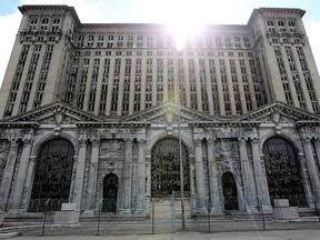 Often the poster child for urban decay the Michigan Central Station is photographed in Detroit on Thursday, March 24, 2011.  (TYLER BROWNBRIDGE/The Windsor Star)