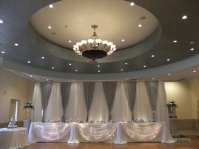 Modernized and redecorated, Fogolar Furlan is an attractive venue for wedding receptions.