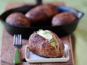A baked potato with the skin on gives your body 55 milligrams of magnesium. (Postmedia News files)