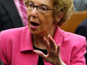 In this May 1, 2008, file photo, U.S. District Judge Gladys Kessler speaks at the federal courthouse in Washington. Never underestimate the staying power of big tobacco. In 2006, Judge Kessler ordered the nation's largest cigarette makers to publicly admit they had lied for decades about the dangers of smoking. The basis for the punishment: Testimony from 162 witnesses, a nine-month bench trial and thousands of findings by the judge that defendants engaged in what the nation’s largest public health organizations have called a massive campaign of fraud. (AP Photo/Charles Dharapak, File)