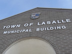 File photo of Town of LaSalle building. (JASON KRYK/ The Windsor Star)
