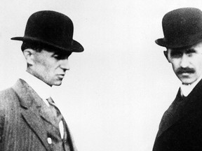 Wilbur, left, and Orville Wright (Associated Press files)