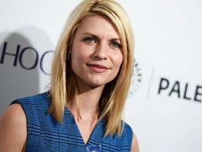 Claire Danes arrives at the 32nd Annual Paleyfest Opening Night Presentation: “Homeland” held at the The Dolby Theatre on Friday, March 6, 2015, in Los Angeles. (Photo by Richard Shotwell/Invision/AP)