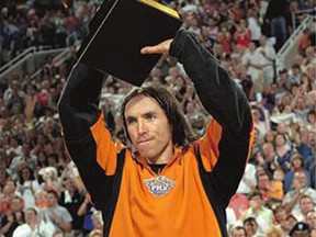 Steve Nash of Victoria, B.C., is the most decorated Canadian in NBA history, winning back-to-back MVP awards in 2004-06 with Phoenix Suns. Nash announced his retirement on Saturday.
Photograph by: Andrew D. Bernstein, Getty Images , National Post