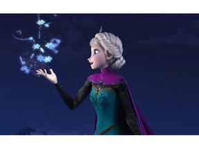 FILE - This image released by Disney shows Elsa the Snow Queen, voiced by Idina Menzel, in a scene from the animated feature "Frozen." The Walt Disney Co. has announced plans to make a sequel to the animated mega-hit “Frozen.” In the company’s annual shareholders meeting in San Francisco on Thursday, March 12, 2015, Disney executives officially announced plans for “Frozen 2.”(AP Photo/Disney)