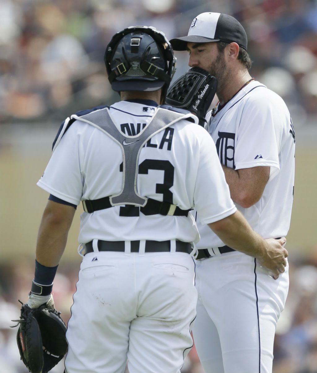 Tigers Jays Roundup Justin Verlander Leaves Game With Triceps Injury