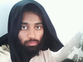 A photograph of a Jihadist believed to be Ahmad Waseem, formerly of Windsor. Image via Twitter. (The Windsor Star)