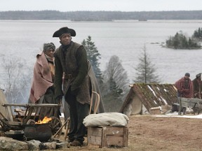 Background actors are seen during filming of The Book Of Negroes in Cole Harbour, N.S. The six-part miniseries aired on CBC. (Darren Pittman/The Canadian Press)