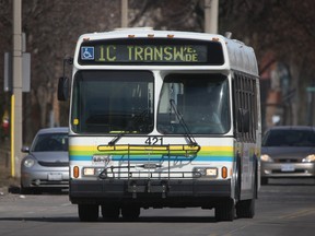 The Transway 1C travels west along University Ave. West, Wednesday, Passenger complaints about Windsor Transit buses are on the rise. DAX MELMER/The Windsor Star