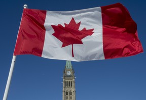 The only flags that should fly at city hall are the City of Windsor flag, the provincial flag and the Maple Leaf. THE CANADIAN PRESS/Justin Tang