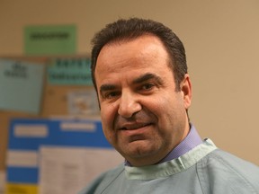 Dr. Osman Tarabain, a gastroenterologist, during press conference at Windsor Regional Hospital on March 3, 2015.  (JASON KRYK/The Windsor Star)