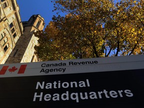 In this file photo, the Canada Revenue Agency headquarters in Ottawa is shown on Friday, November 4, 2011. THE CANADIAN PRESS/Sean Kilpatrick