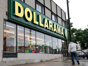 A Dollarama store is pictured on June 11, 2013 in Montreal. (THE CANADIAN PRESS/Paul Chiasson)
