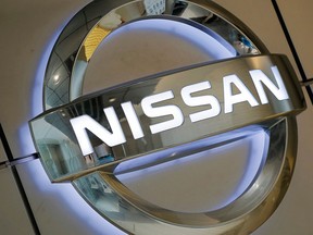 The emblem of Nissan Motor Co. shines on a wall of the company's showroom in Tokyo, Tuesday, June 25, 2013.
(Itsuo Inouye , Associated Press)