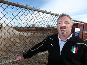 Rob Piroli, owner of Piroli Group Developments, is pictured at the development site of Seacliff Heights phase 1, a 105 unit apartment building, Wednesday, March 18, 2015.  (DAX MELMER/The Windsor Star)