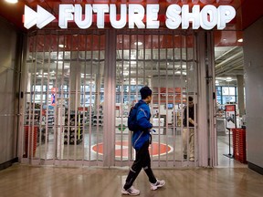 Future Shop has closed 66 stories in Canada for good, including the Windsor location. (Tyler Anderson / National Post)