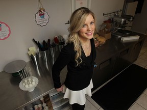 Shelby Pellow, who specializes in dessert tables, is photographed in her bakery in Lakeshore. “I’ve always loved baking. I’ve always been pretty artistic as well,” the 23-year-old said. (TYLER BROWNBRIDGE / The Windsor Star)