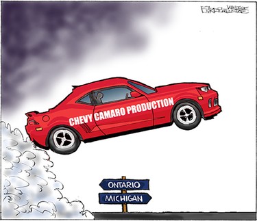 Mike Graston's Colour Cartoon For Friday, May 01, 2015